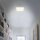 LED Deckenleuchte Rahmenlose, Silber, 16 Watt, 1600lm, 3000K, 21,2 x 21,2 x 3,6 cm – Briloner