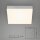 LED Deckenleuchte Rahmenlose, Silber, 16 Watt, 1600lm, 3000K, 21,2 x 21,2 x 3,6 cm – Briloner