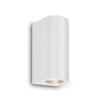 Briloner Brilo Outdoor Außenwandleuchte 9,4W GU10 Up & Down IP44 Weiß