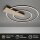 Deckenleuchte Briloner Nico Duo LED 25W 55CM Deckenlampe Dimmbar Rund 3000K Gold-Braun