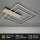 LED Deckenlampe Nico Duo, Gold-Braun, 25 Watt, 3000K, dimmbar, 57 x 48 x 4 cm – Briloner