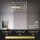 LED Deckenleuchte Nico Duo, Gold-Braun, 25 Watt, dimmbar, 57 x 48 x 4 cm – Briloner