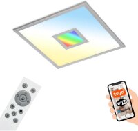 Deckenleuchte Briloner 24 Watt LED Deckenlampe mit RGB im...