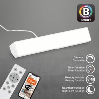 Tischleuchte Briloner Indirekte Beleuchtung LED 9W CCT RGB weiß