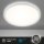 B-Kartonage Briloner LED Badleuchte 22W Deckenleuchte Backlight IP44 Badezimmerlampe Neutralweiß Deckenlampe Rund Weiß