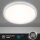 Briloner LED Badleuchte 22W Deckenleuchte Backlight IP44 Badezimmerlampe Neutralweiß Deckenlampe Rund Weiß