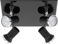 Strahler Eglo Tamara LED Deckenleuchte Spot Schwarz Deckenlampe
