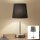 Tischleuchte Cesena, Nickelmatt / Grau, 42 Watt, E14-Fassung, Textil, Ø 14 cm – Action by Wofi