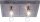 Deckenleuchte Leuchten Direkt Samia Deckenlampe E27-Fassung 4-flammig Industrial-Stil Eisenfarben