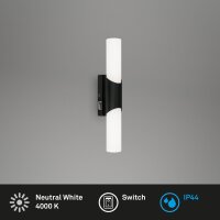 Badleuchte Briloner LED 7W 32CM Badezimmerlampe Schalter...