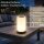 Akku-Tischlampe Leuchte, Schwarz, 3 Watt, 3300K, dimmbar, IP44, Ø 12,5 cm – Briloner