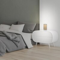 Tischleuchte Briloner Akku LED 3W USB Taupe Tischlampe