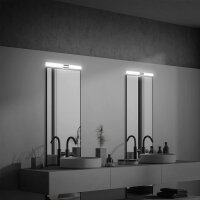 LED Spiegelleuchte Brilo, Chrom, 12 Watt, 4000K, 47 x 12 x 5 cm – Briloner
