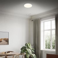 Deckenleuchte Briloner Aufbauleuchte LED Weiß Lichtfarbe verstellbar Fernbedienung 38 cm Deckenlampe