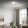 LED Deckenleuchte Deckenlampe, Silber, 24 Watt, dimmbar, mit Fernbedienung, Ø 38 cm – Briloner