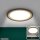 Briloner Deckenleuchte LED 18W Backlight Deckenlampe Panel Ultraflach Braun-Gold