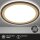 Briloner Deckenleuchte LED 18W Backlight Deckenlampe Panel Ultraflach Braun-Gold