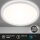 LED Deckenlampe Badleuchte, Weiß, 19 Watt, 4000K, Backlight-Effekt, Ø 29 cm – Briloner