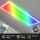 LED Deckenleuchte RGB Panel, Weiß, 22 Watt, dimmbar, RGB, mit Fernbedienung – Briloner
