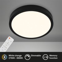 Deckenleuchte Briloner LED 24W Ø 38CM Deckenlampe...