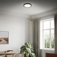LED Deckenleuchte Aufbauleuchte Lichtfarbe, Schwarz, 22 Watt, dimmbar – Briloner