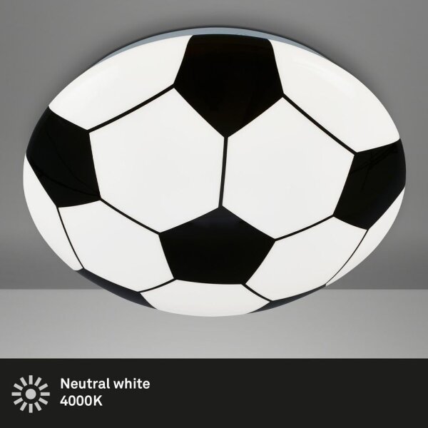 Deckenleuchte Briloner Fußball-Motiv LED 12 Watt Deckenlampe