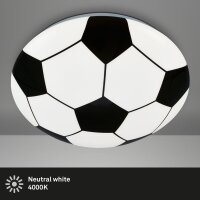 Deckenleuchte Briloner Fußball-Motiv LED 12 Watt...