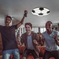 Deckenleuchte Briloner Fußball-Motiv LED 12 Watt Deckenlampe