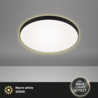 LED Deckenleuchte Simpa, Schwarz, 18 Watt,...