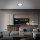 B-Kartonage Briloner Deckenleuchte Silver Crafted LED 22W CCT Dimmbar Deckenlampe Backlight Schwarz-Silber