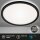 Deckenleuchte Briloner LED Backlight Badleuchte schwarz Deckenlampe IP44 42 cm