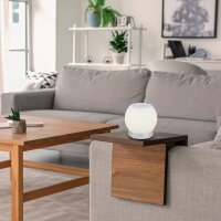 Akku-Tischleuchte Akku Leuchte, Silber, 3 Watt, Ø 16 cm – Briloner