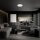 LED Deckenlampe Sternenhimmel, Nickel-Matt, 15 Watt, 1500lm, 4000K, Backlight-Effekt – Briloner