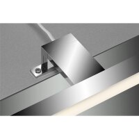 LED Spiegelleuchte LED Spiegelleuchte mit Schutzklasse IP44, Chrom, 10 Watt, IP44 – Briloner