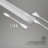 Unterbauleuchte Briloner LED Silber Lichtfarbe verstellbar 54,5 cm schwenkbar