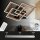 LED Deckenlampe Frame, Schwarz / Holzfarbig, 45 Watt, 2700 – 4000K, dimmbar – Briloner