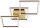 Deckenleuchte Briloner Frame Goldfarbig LED dimmbar über Schalter Deckenlampe