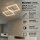 Deckenleuchte Briloner Frame LED 18W 52CM Deckenlampe Glitzereffekt Dimmbar Schwenkbar Alu-Chrom