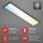Deckenleuchte Briloner LED 28W 100CM Deckenlampe SmartHome Dimmbar CCT Panel Fernbedienung Schwarz