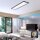 Deckenleuchte Briloner LED 28W 100CM Deckenlampe SmartHome Dimmbar CCT Panel Fernbedienung Schwarz