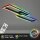 Deckenleuchte Briloner Frame LED 42W 119,5CM Deckenlampe CCT RGB Backlight Dimmbar Fernbedienung Schwenkbar Schwarz