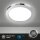 LED Deckenleuchte Badleuchte, Chrom, 28 Watt, 4000K, Backlight-Effekt, IP44, Ø 41 cm – Briloner
