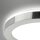 LED Deckenleuchte Badleuchte, Chrom, 28 Watt, 4000K, Backlight-Effekt, IP44, Ø 41 cm – Briloner