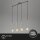 4-flammige Hängeleuchte Retro, Antik-Silber, 4 x E27 max. 60W, 85 x 10 x 110 cm – Briloner