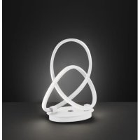 Tischleuchte Wofi Indigo Tischlampe LED 19W Stufendimmbar Touchschalter weiß