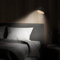 LED Wandleuchte, Schwarz, 10 Watt (exkl.), schwenkbar, 50 cm – Briloner