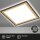 LED Deckenlampe Panel Backlight, Braun-Gold, 18 Watt, 4000K, Backlight-Effekt – Briloner
