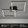 LED Deckenlampe Frame mit Glitzer-Effekt, Schwarz, 20 Watt, 3000K, dimmbar – Briloner
