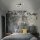 LED Deckenlampe Frame mit Glitzer-Effekt, Schwarz, 20 Watt, 3000K, dimmbar – Briloner