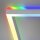Deckenleuchte Briloner Frame LED 34W 64CM Deckenlampe CCT Dimmbar RGB Backlight Fernbedienung Schwenkbar Aluminiumfarbig